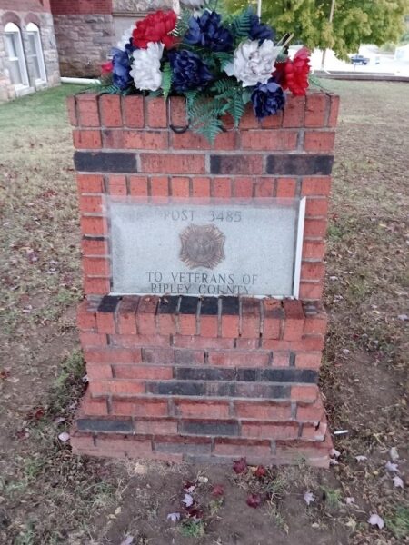 POST 3485 RIPLEY COUNTY VETERANS MEMORIAL