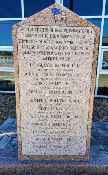 DAYTON WORLD WAR II MEMORIAL