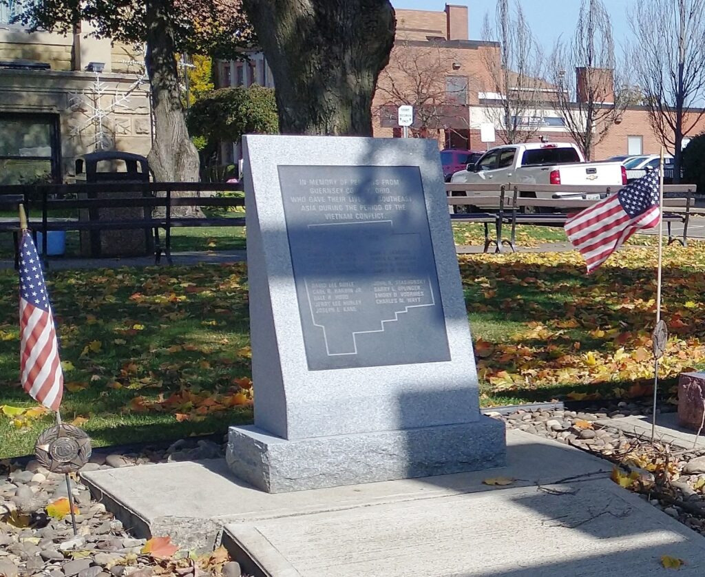 GUERNSEY COUNTY, OHIO VIETNAM VETERANS MEMORIAL STONE