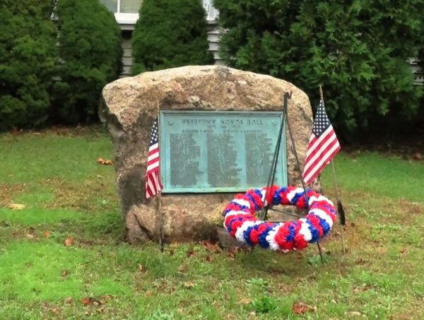 FREETOWN HONOR ROLL WORLD WAR MEMORIAL
