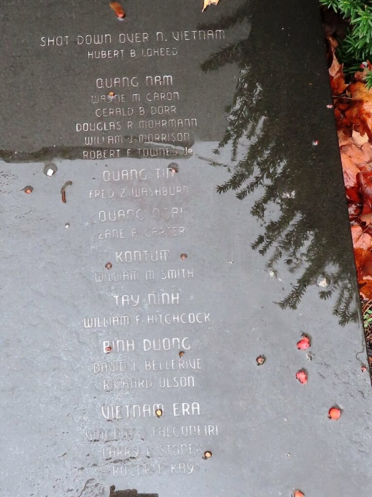 MIDDLEBOROUGH VIETNAM ERA VETERANS MEMORIAL CLOSE-UP B