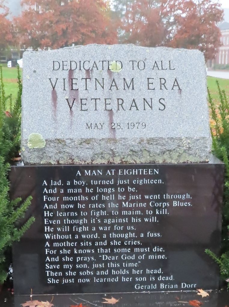 MIDDLEBOROUGH VIETNAM ERA VETERANS MEMORIAL CLOSE-UP A