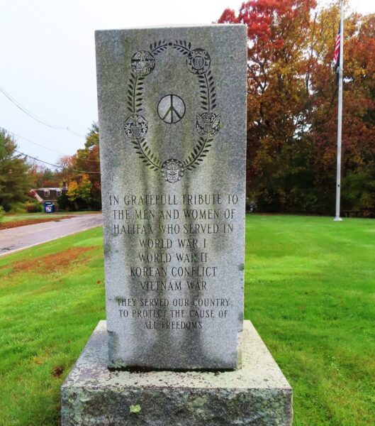 HALIFAX POW MIA MEMORIAL SIDE B