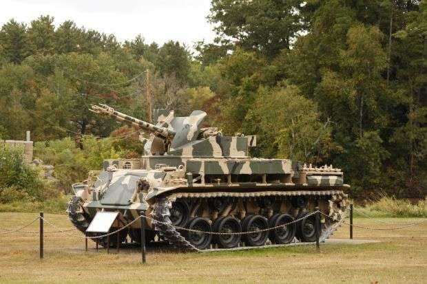 M42A1 DUSTER MEMORIAL TANK