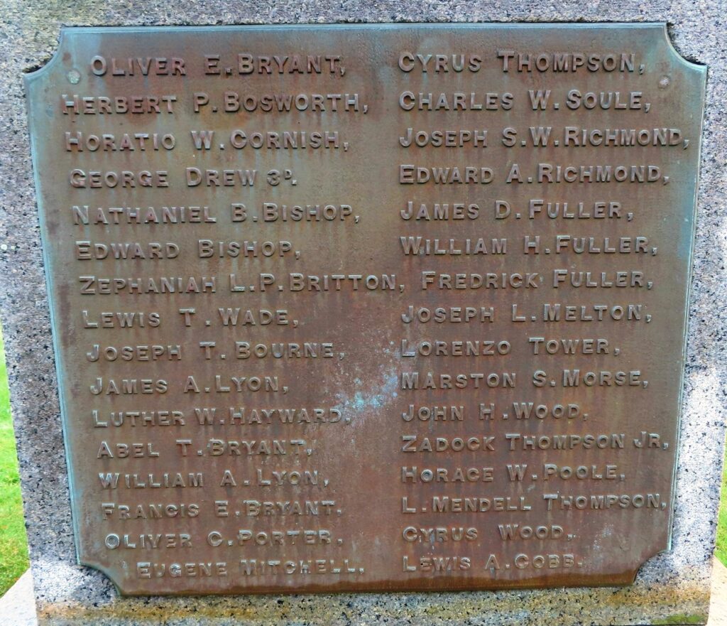 HALIFAX CIVIL WAR MEMORIAL PLAQUE A