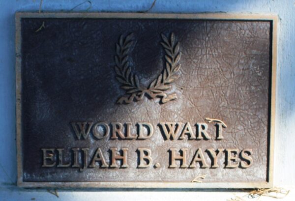 PATTERSON TOWNSHIP, STANISLAUS COUNTY SUPREME SACRIFICE MEMORIAL PLAQUE B