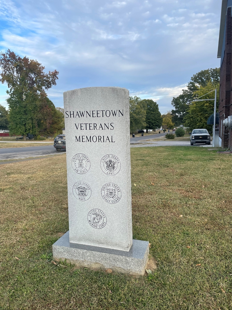 SHAWNEETOWN VETERANS M,EMORIAL