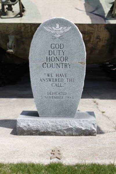 WISCONSIN ARMY NATIONAL GUARD VETERANS MEMORIAL