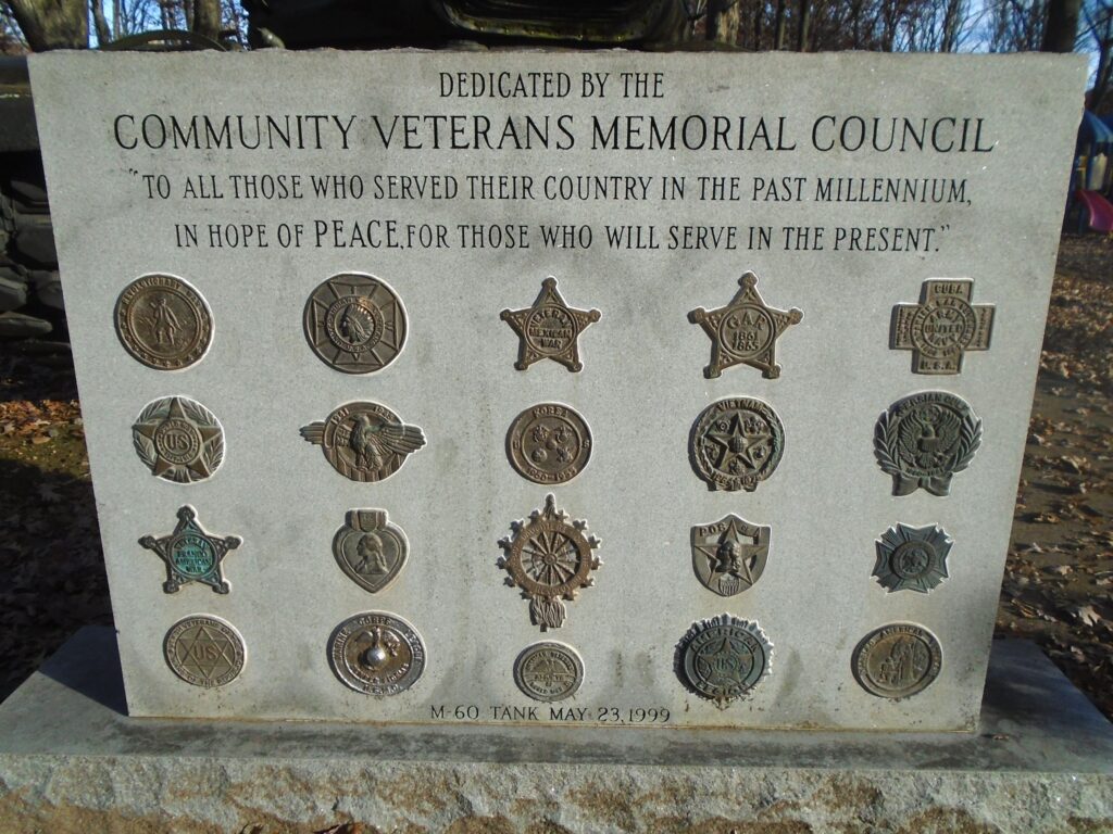 COMMUNITY VETERANS MEMORIAL COUNCIL TANK STONE
