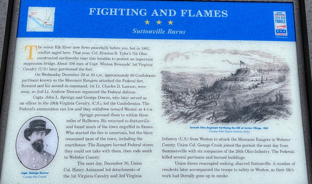 FIGHTING AND FLAMES WAR MEMORIAL PANEL