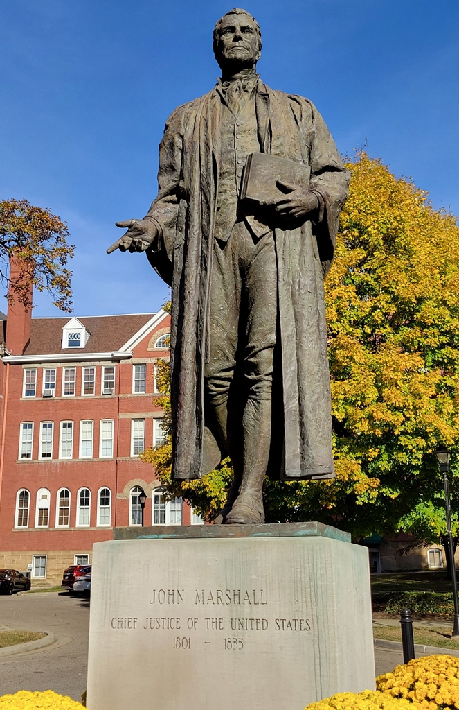 JOHN MARSHALL REVOLUTIONARY SOLDIER WAR MEMORIAL STATUE