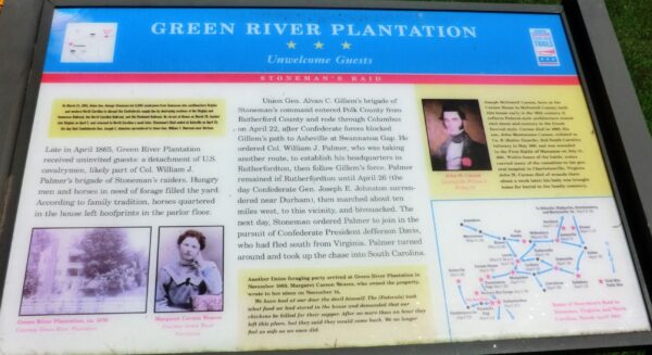 GREEN RIVER PLANTATION WAR MEMORIAL PANEL