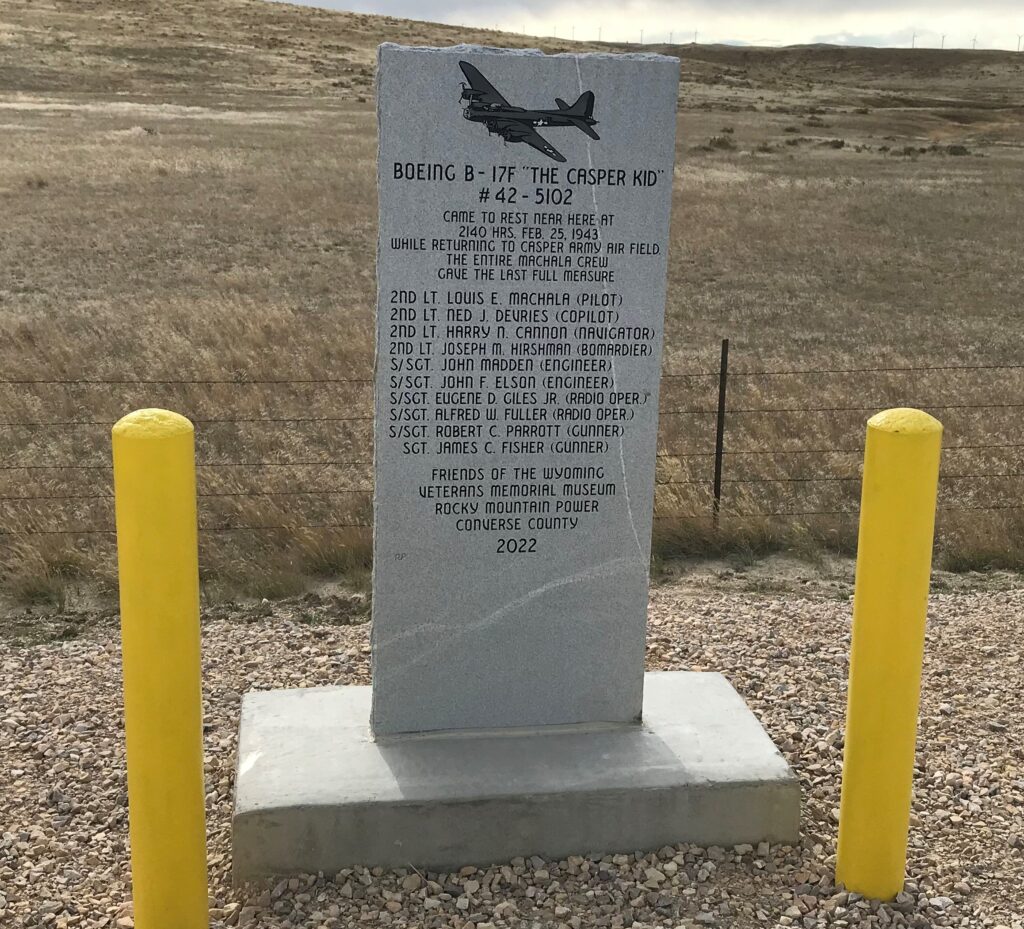BOEING B-17F “THE CASPER KID” LAST FULL MEASURE MEMORIAL