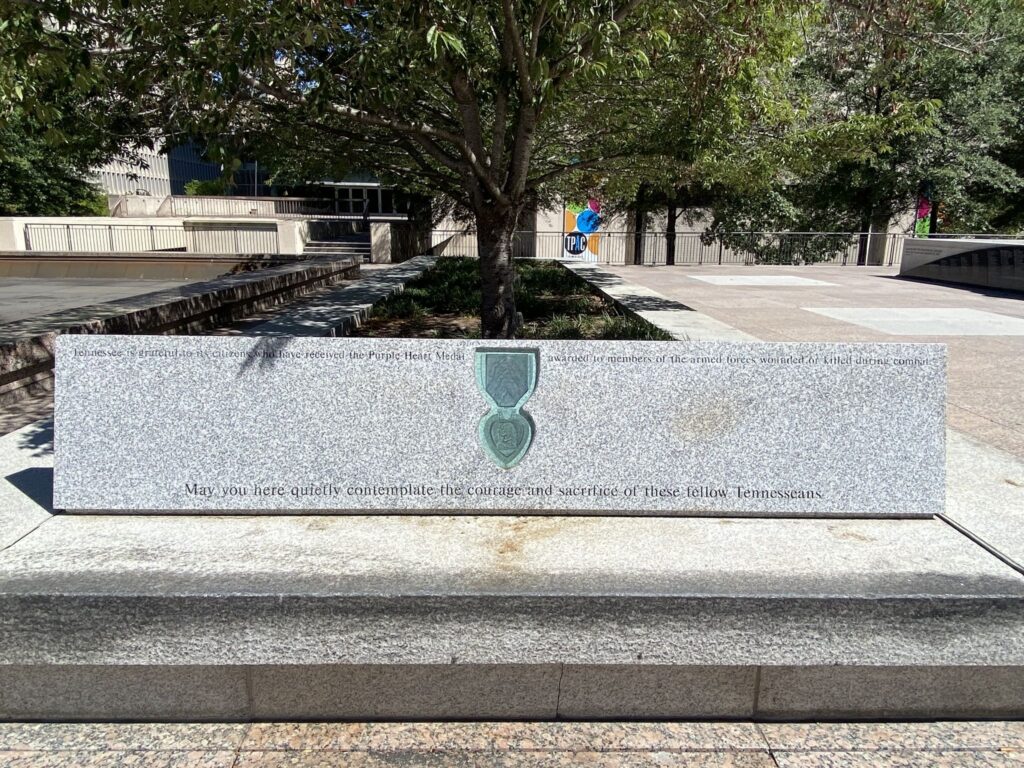 NASHVILLE PURPLE HEART MEDAL MEMORIAL