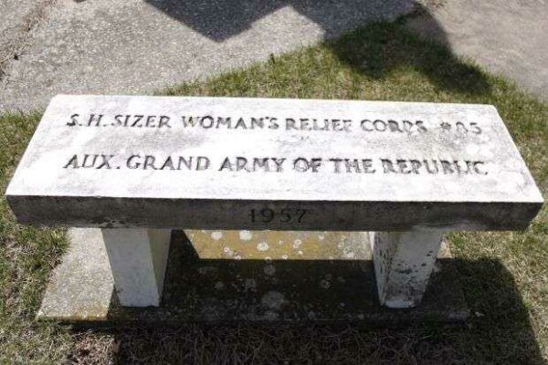 S.H. SIZER WOMEN’S RELIEF CORPS NO. 85 MEMORIAL BENCH