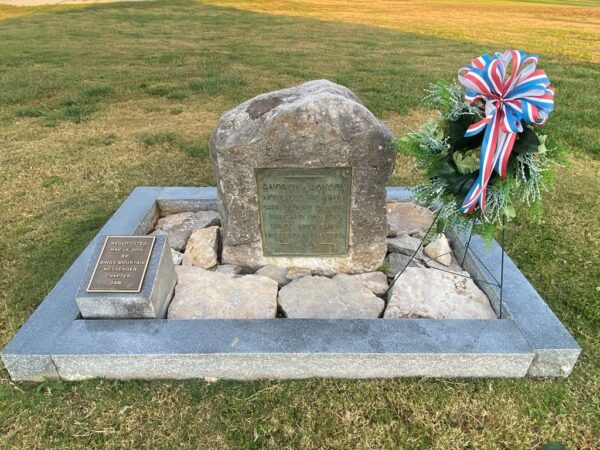 ANDREW JACKSON CAMP BLOUNT MEMORIAL