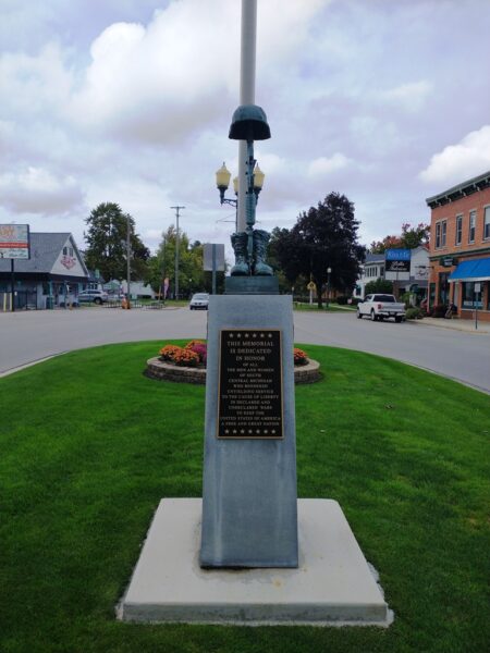 SOUTH CENTRAL MICHIGAN VETERANS MEMORIAL FRONT
