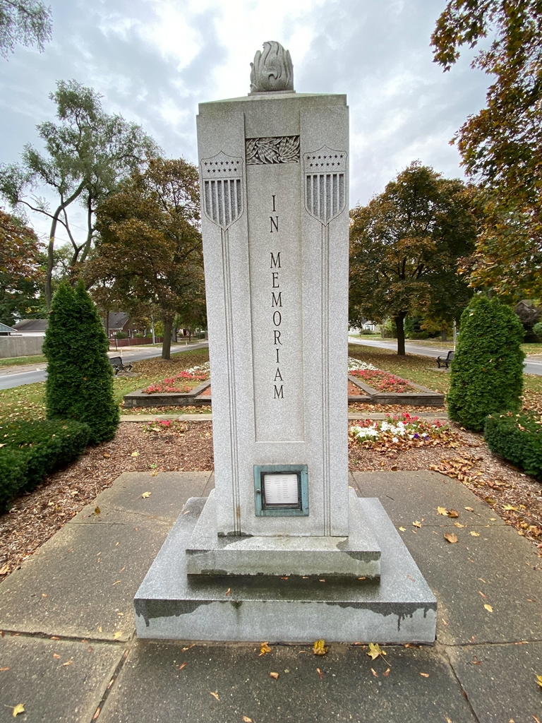 FERNDALE ARMED FORCES VETERANS MEMORIAL BACK