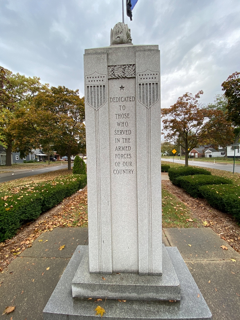 FERNDALE ARMED FORCES VETERANS MEMORIAL FRONT