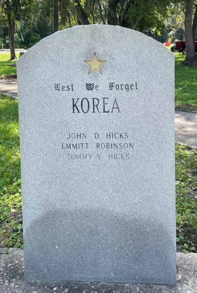 BRADFORD COUNTY KOREAN WAR MEMORIAL