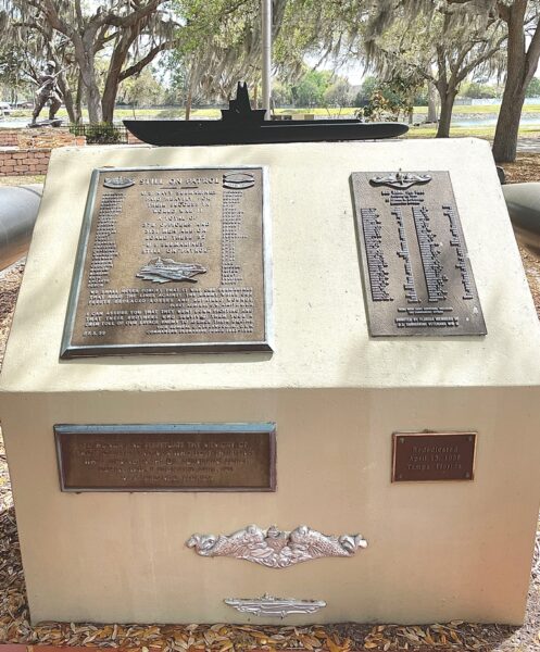 N.T.C. ORLANDO, FLORIDA STILL ON PATROL WAR MEMORIAL CLOSE-UP