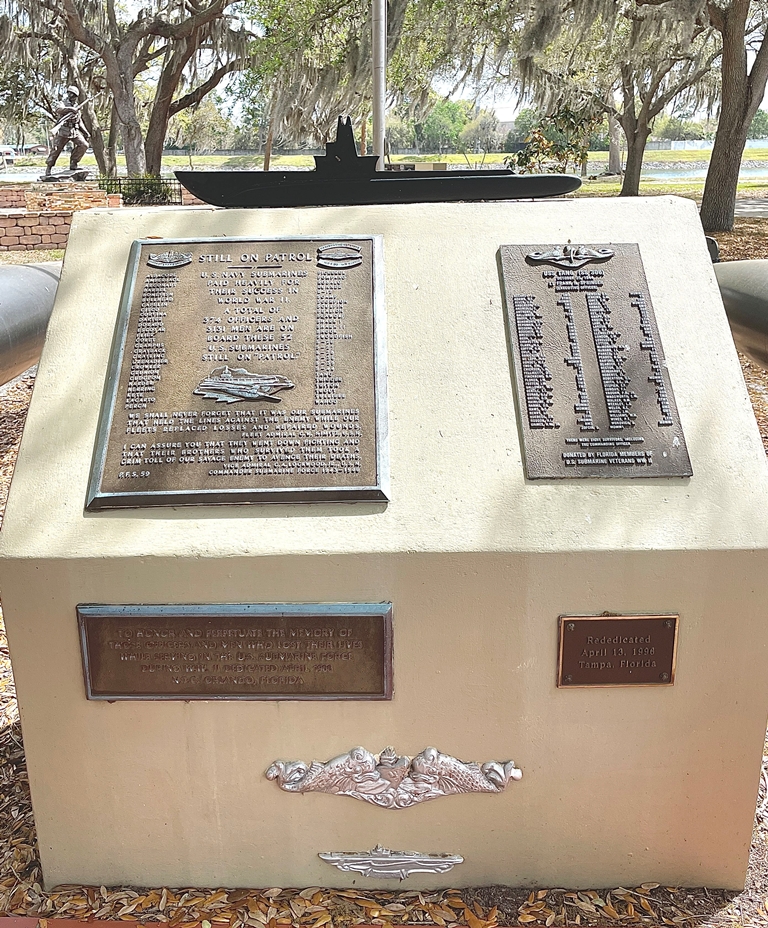 N.T.C. ORLANDO, FLORIDA STILL ON PATROL WAR MEMORIAL CLOSE-UP
