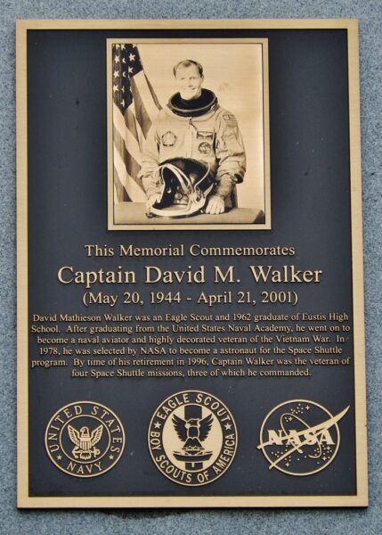 CAPTAIN DAVID M. WALKER WAR MEMORIAL PLAQUE