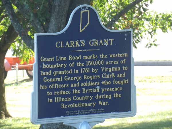 CLARK’S GRANT REVOLUTIONARY WAR MEMORIAL MARKER