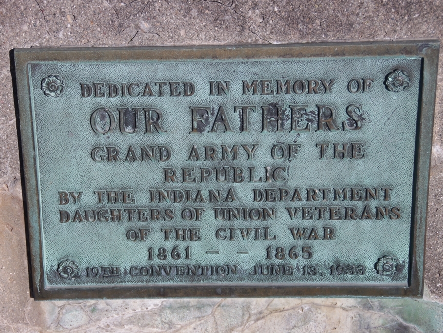 HUNTINGTON GRAND ARMY OF THE REPUBLIC MEMORIAL PLAQUE