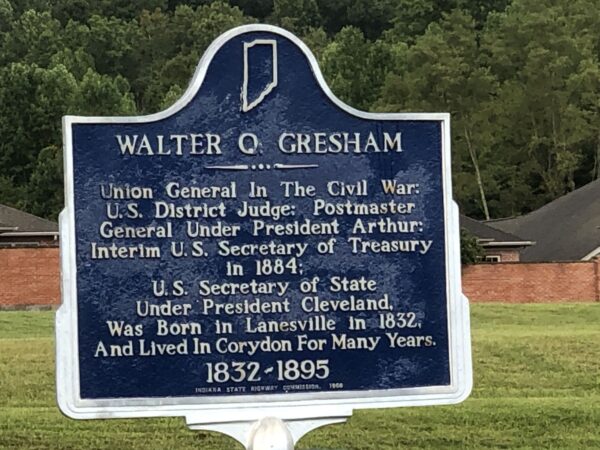 WALTER Q. GRESHAM WAR MEMORIAL MARKER