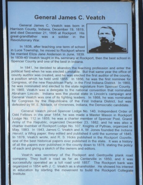 GENERAL JAMES C. VEATCH WAR MEMORIAL CANNON PLAQUE A