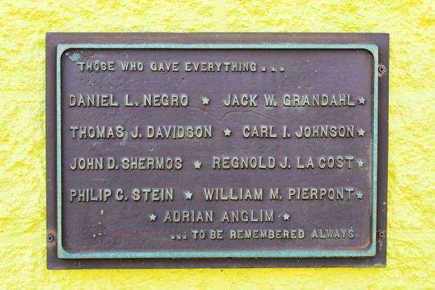 IRON COUNTY VIETNAM VETERANS THOSE WHO GAVE EVERYTHING MEMORIAL PLAQUE