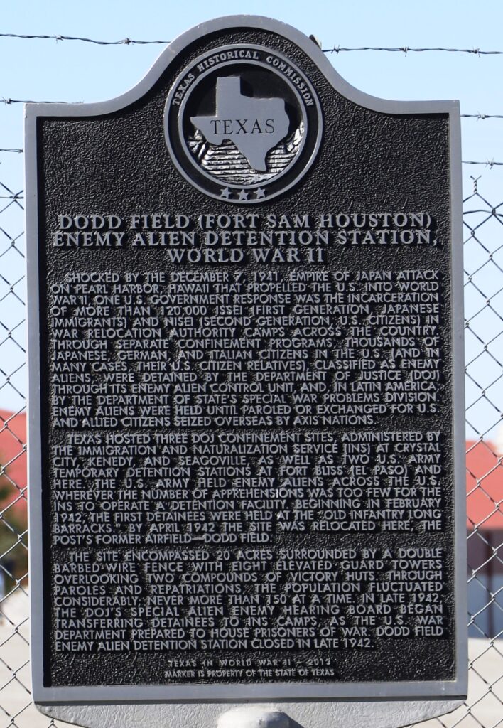 DODD FIELD WAR MEMORIAL MARKER