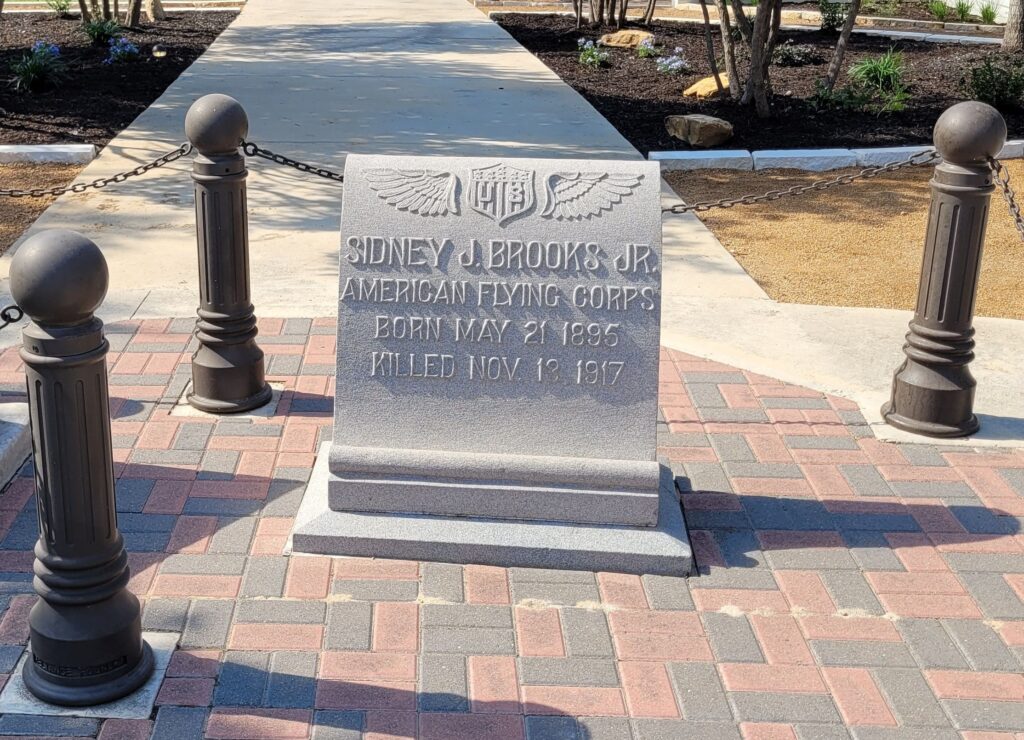 SIDNEY J. BROOKS JR. AMERICAN FLYING CORPS MEMORIAL