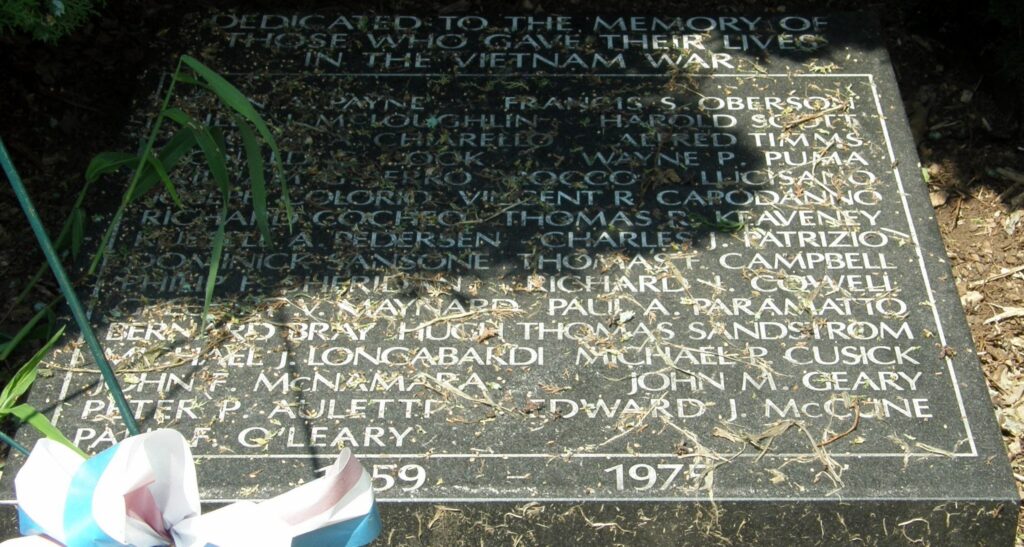 JOHN PAUL JONES PARK VIETNAM WAR MEMORIAL TABLET