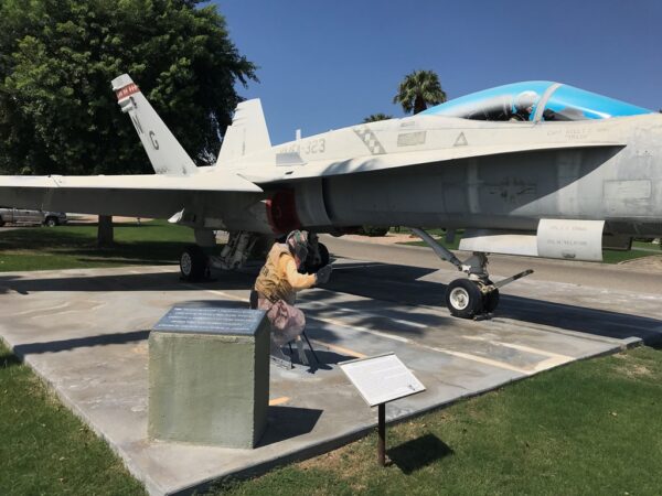 MCDONNELL DOUGLAS F-18 HORNET MEMORIAL AIRCRAFT