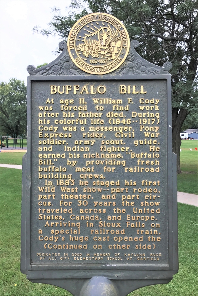 BUFFALO BILL WAR  MEMORIAL MARKER
