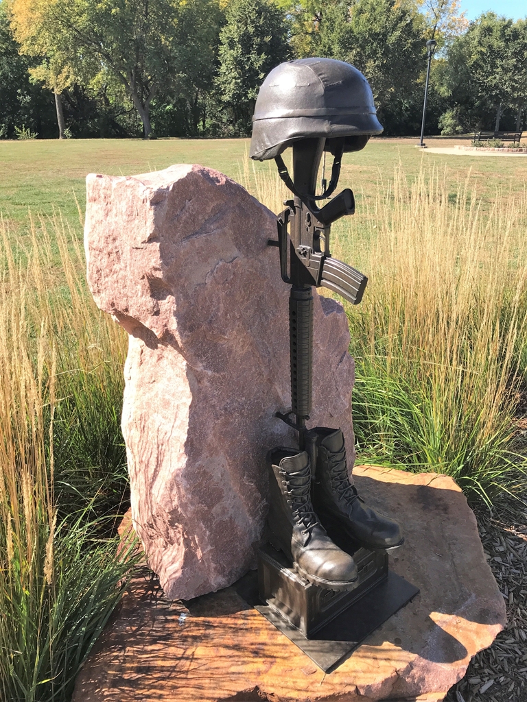 “ETERNAL SENTRY” BATTLEFIELD CROSS WAR MEMORIAL