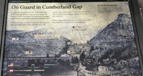 ON GUARD IN CUMBERLAND GAP WAR MEMORIAL PANEL