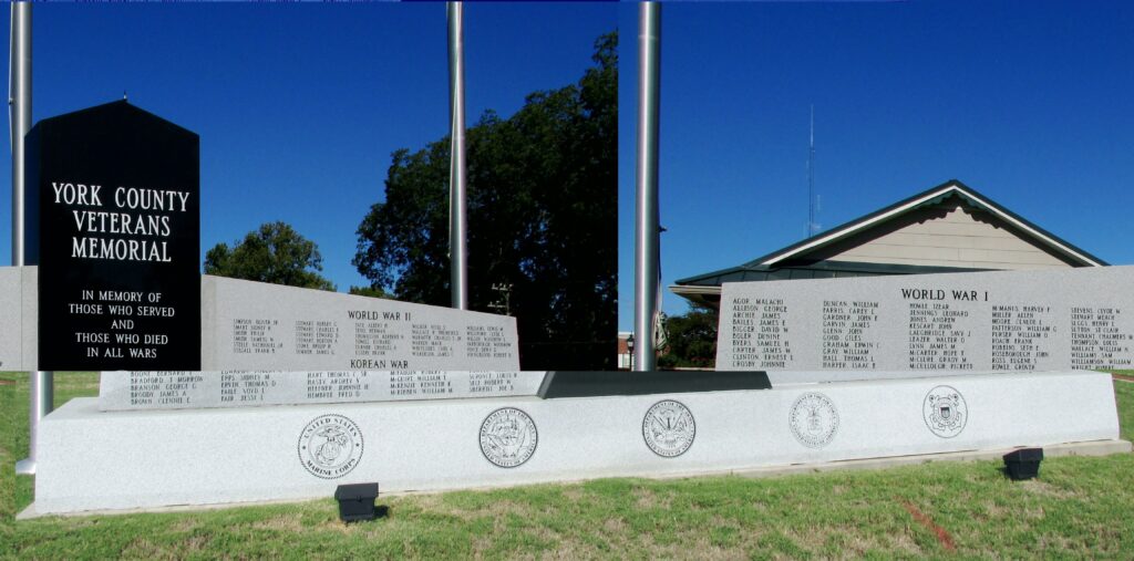 YORK COUNTY VETERANS MEMORIAL SC