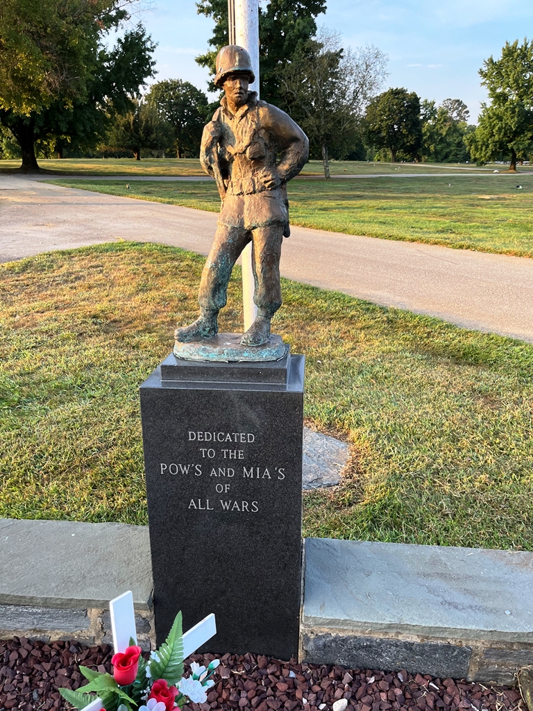 DEDICATED TO THE POW’S AND MIA’S OF ALL WARS MEMORIAL