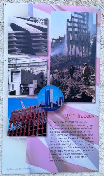 9/11 TRAGEDY MEMORIAL PLAQUE
