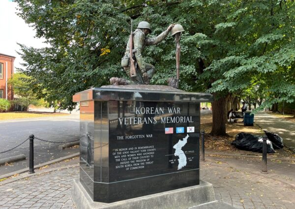 YORK COUNTY KOREAN WAR VETERANS MEMORIAL CLOSE-UP