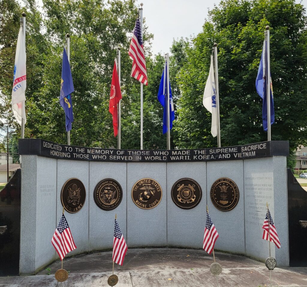 PEOPLE OF THE MONONGAHELA  AREA WAR VETERANS MEMORIAL