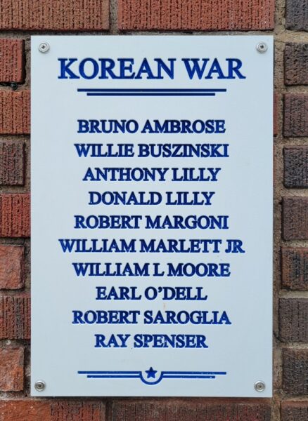 COURTNEY, PA HONOR ROLL WAR MEMORIAL PLAQUE B