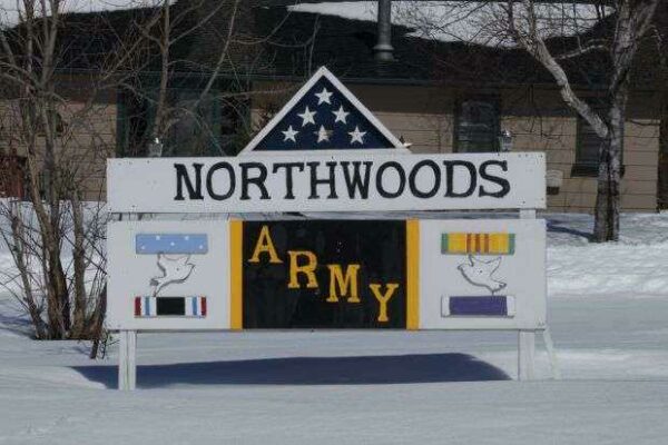 NORTHWOODS VETERANS MEMORIAL SIGN I