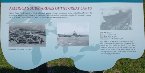 AMERICA’S SUBMARINES OF THE GREAT LAKES MEMORIAL PANEL