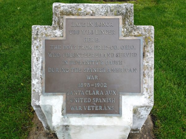 ERIE-CO. OHIO SPANISH AMERICAN WAR MEMORIAL
