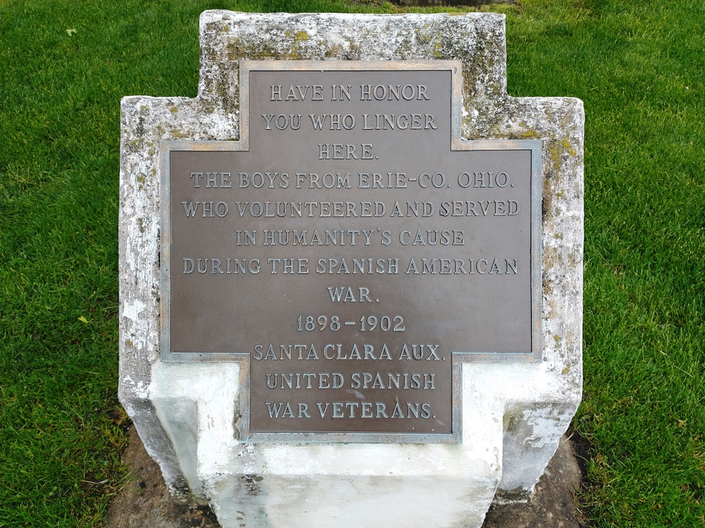 ERIE-CO. OHIO SPANISH AMERICAN WAR MEMORIAL