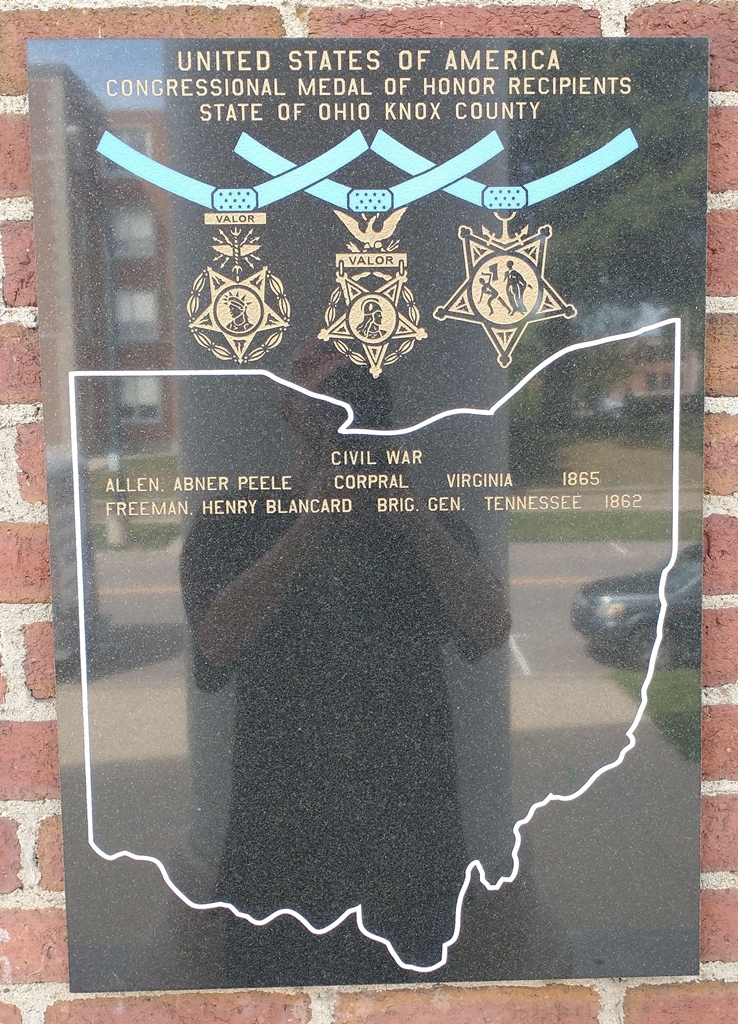 KNOX COUNTY MEDAL OF HONOR RECIPIENTS MEMORIAL PLAQUE